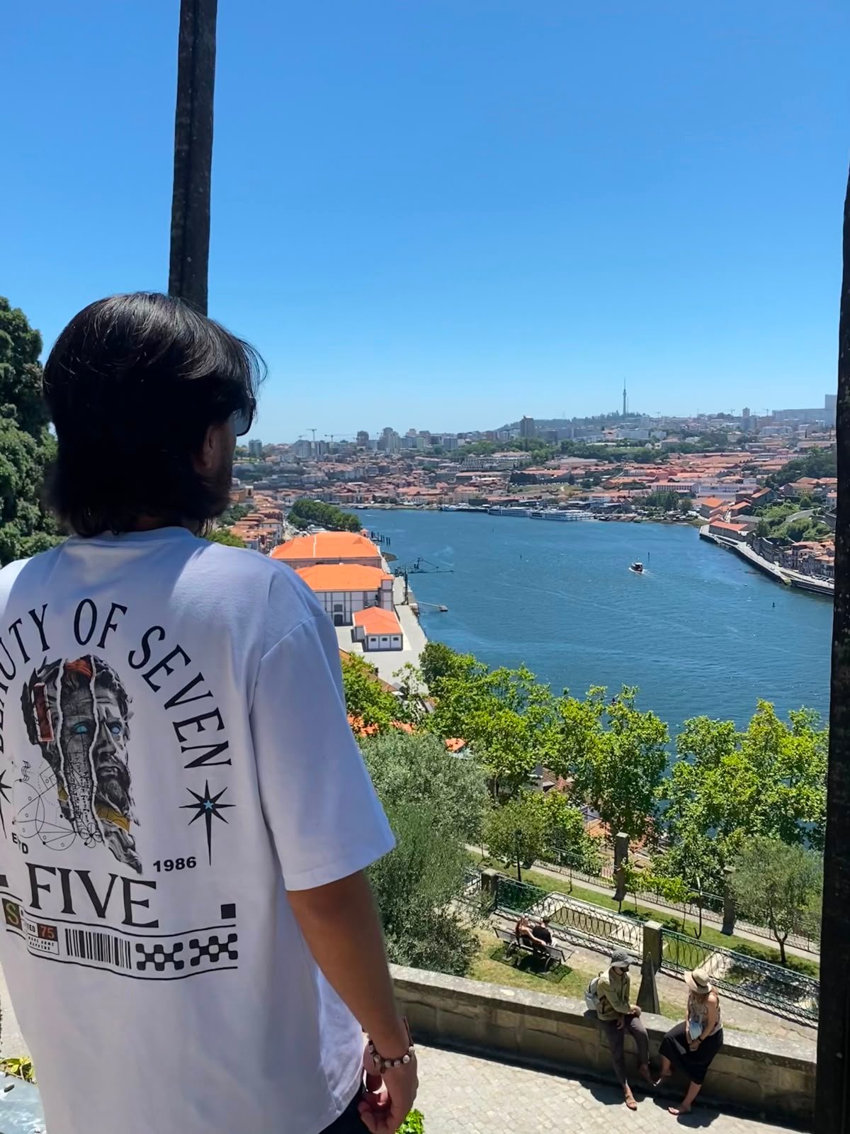 Samuel en un momento de pausa durante su proceso